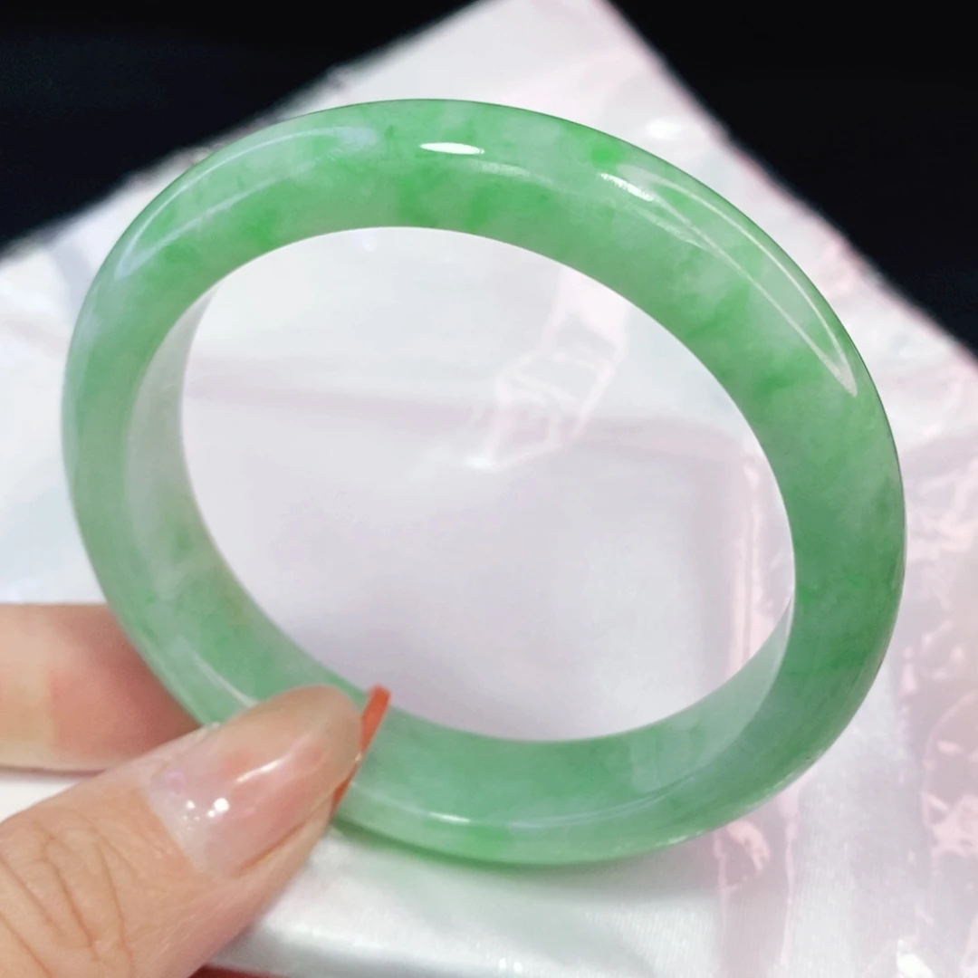 未镶嵌手镯翡翠55.5正圈