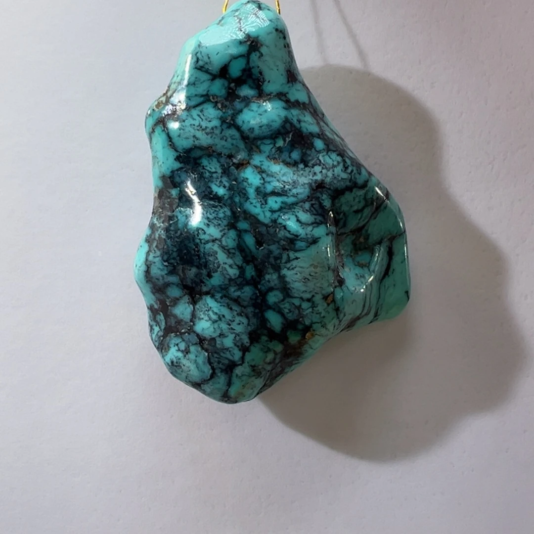 绿松石未镶嵌挂件