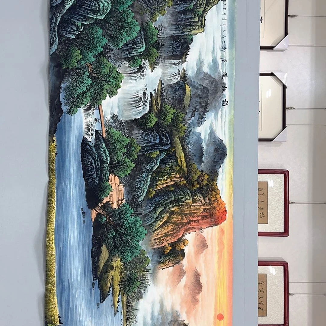 国画幸***1国画作品多次在