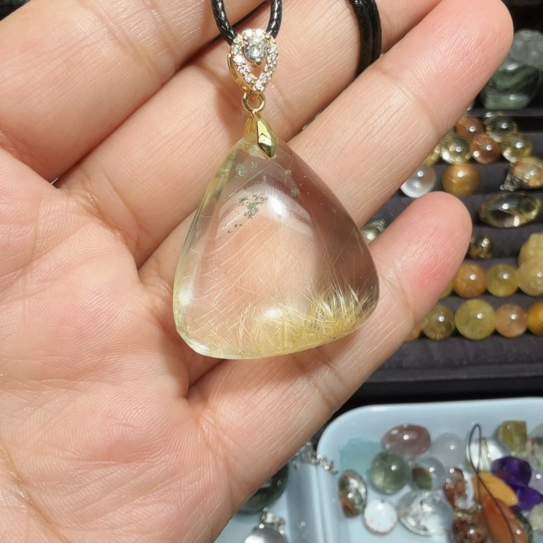 ***满颈饰未镶嵌水晶水晶