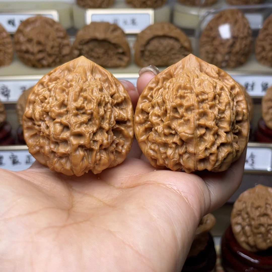 文玩核桃把件用****1官帽44左右