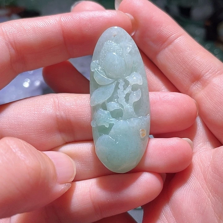 颈饰未镶嵌翡翠天