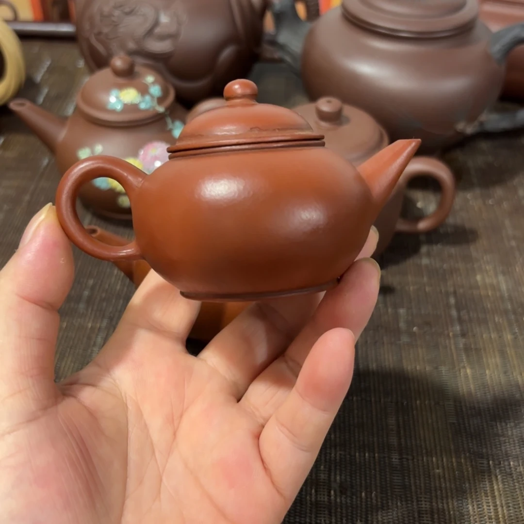 没***字紫砂茶壶紫砂之光和青石相交后被人们