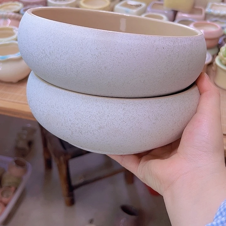 陶瓷花盆当场满12包邮