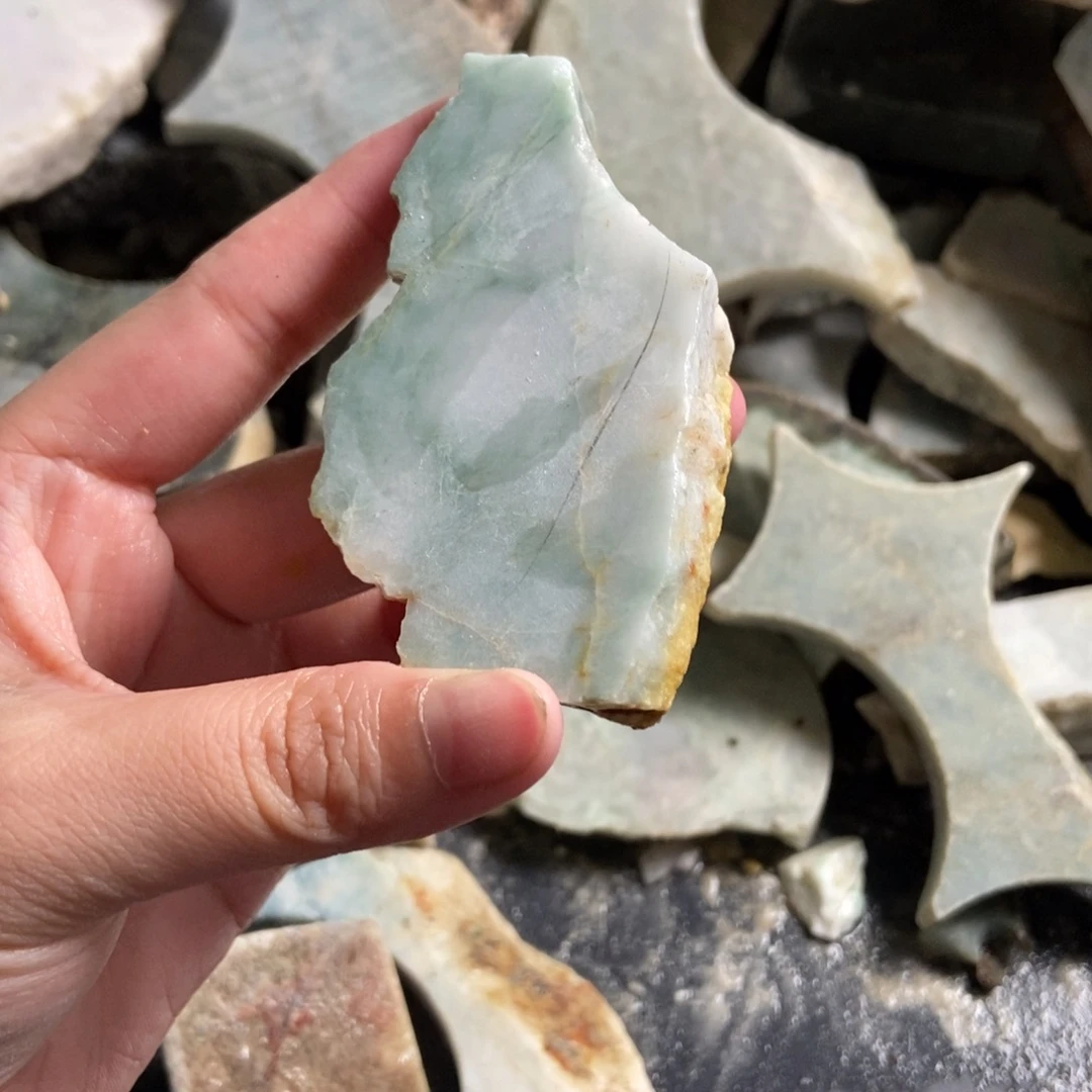 翡翠未镶嵌挂件天然翡翠