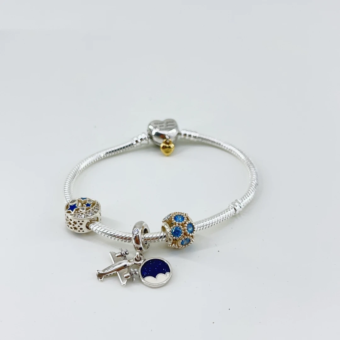 95新 Marc Jacobs/莫杰 潘多拉蓝色星空手串 1675 5576