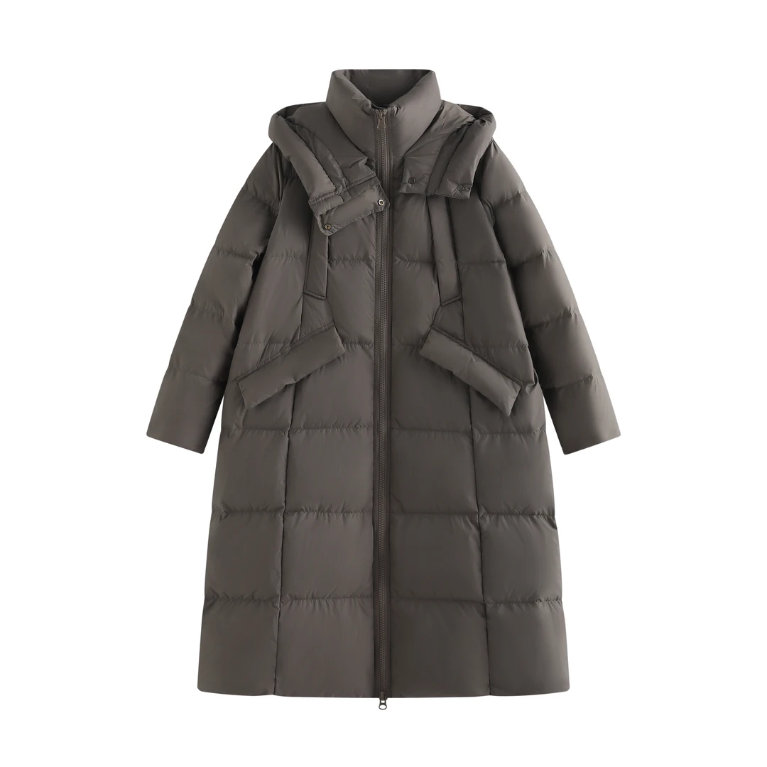 通2024年冬季新款暖宝宝泡芙保暖羽绒服J24569