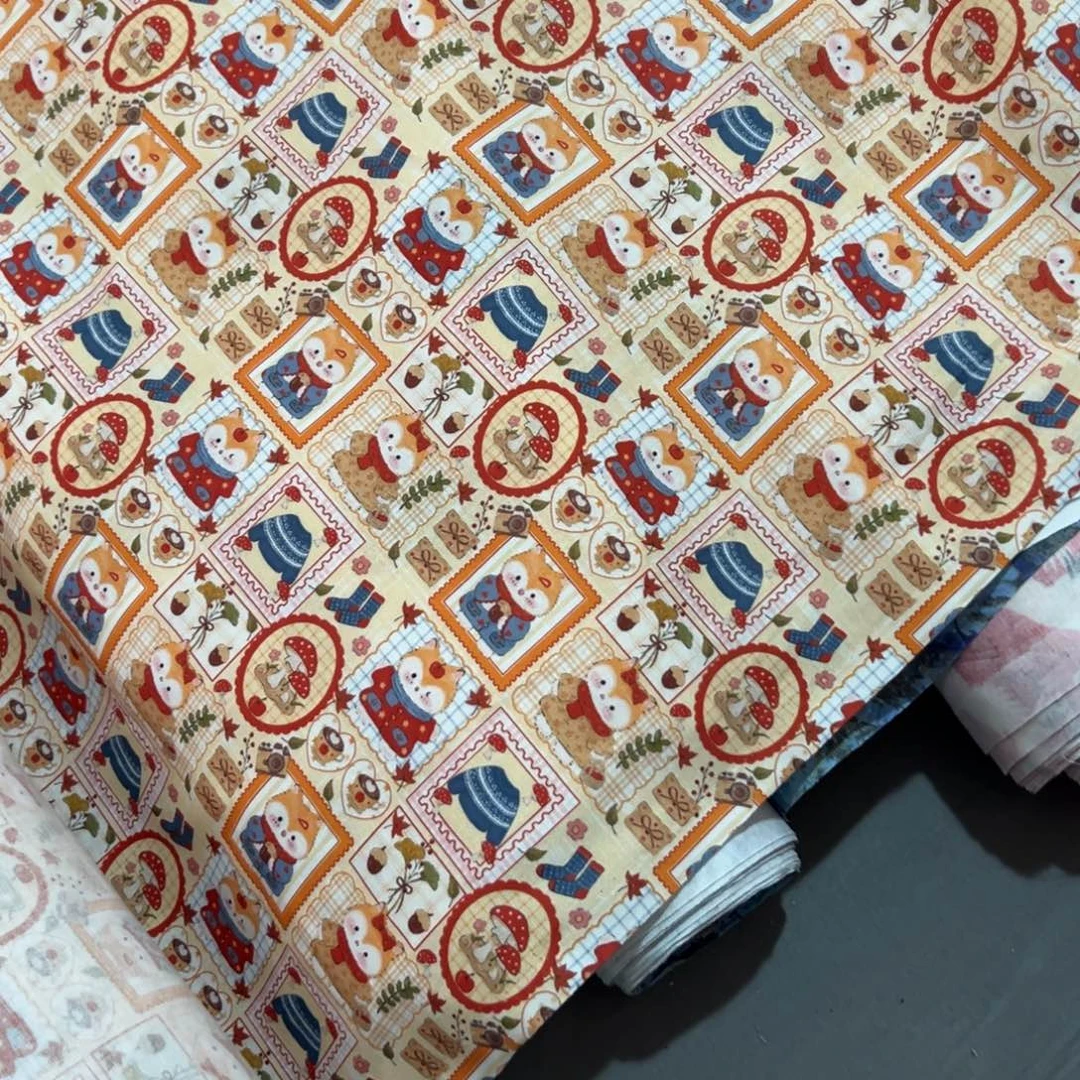 棉一米价纯棉平布1.1米宽果子f福袋