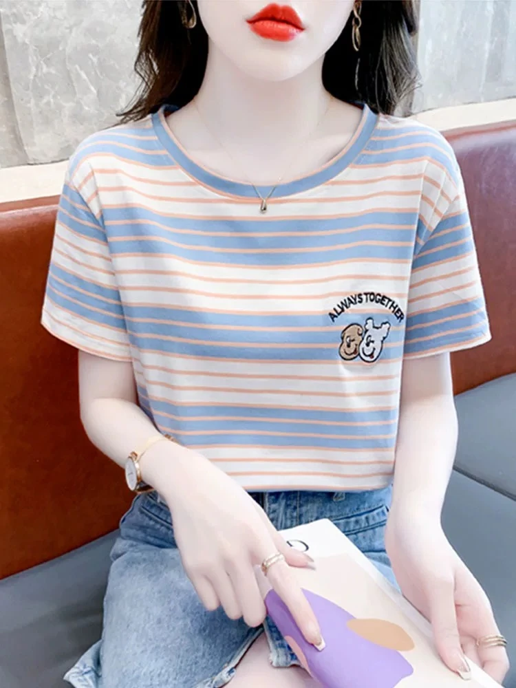 （专属链接）夏季宽松休闲百搭雪花棉短袖T恤集合链接