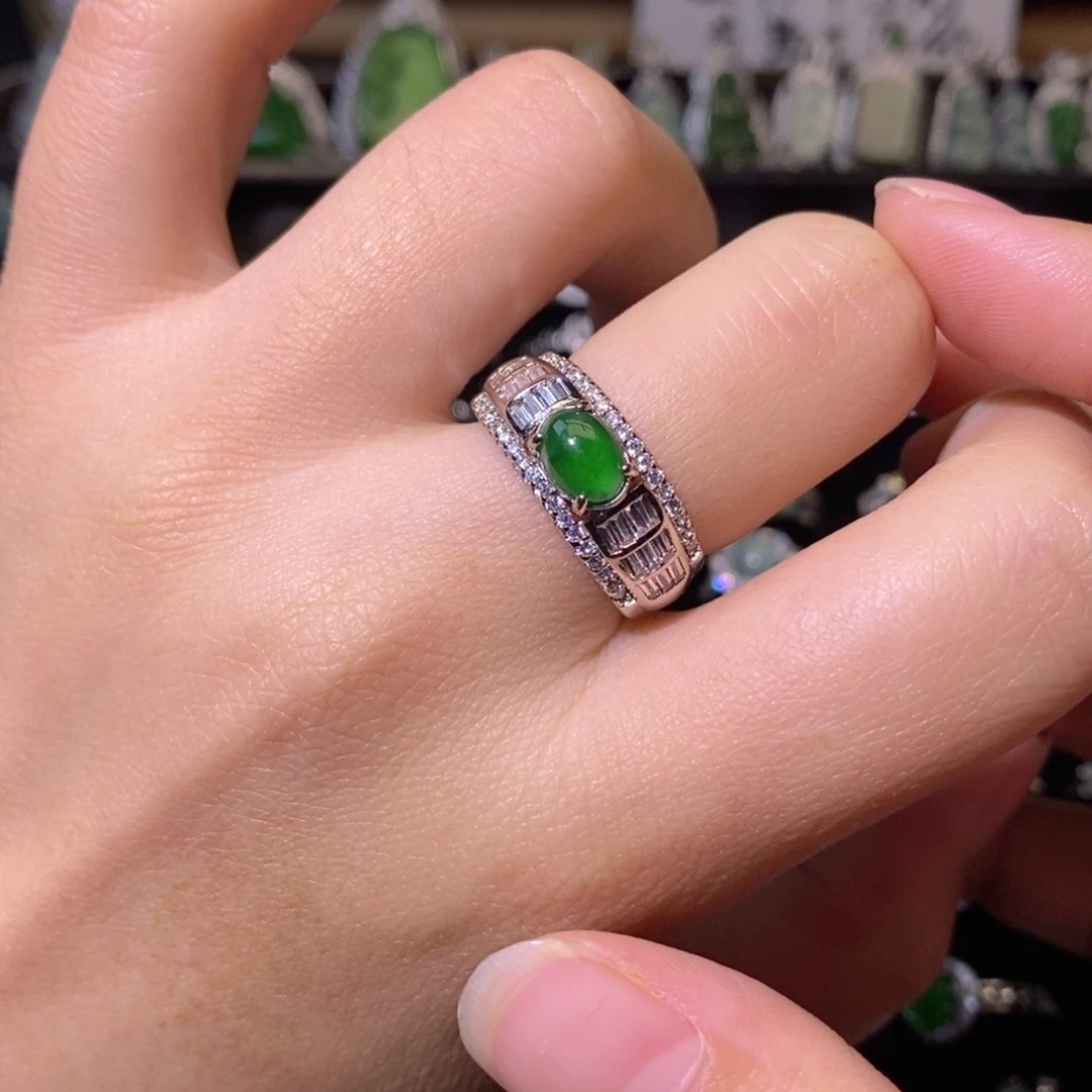 翡翠未镶嵌颈饰天然