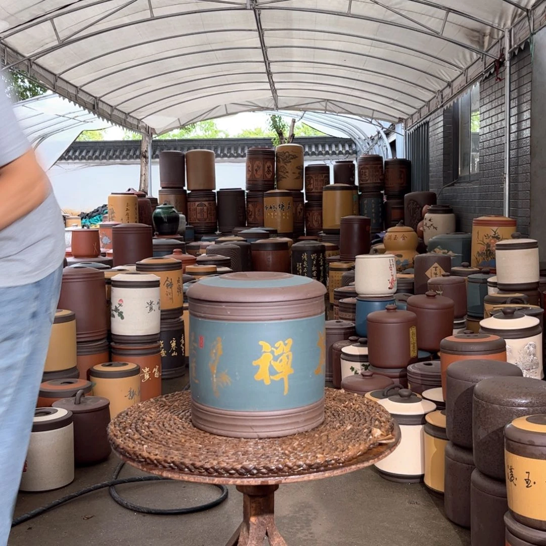 紫砂茶叶罐8 饼茶叶罐