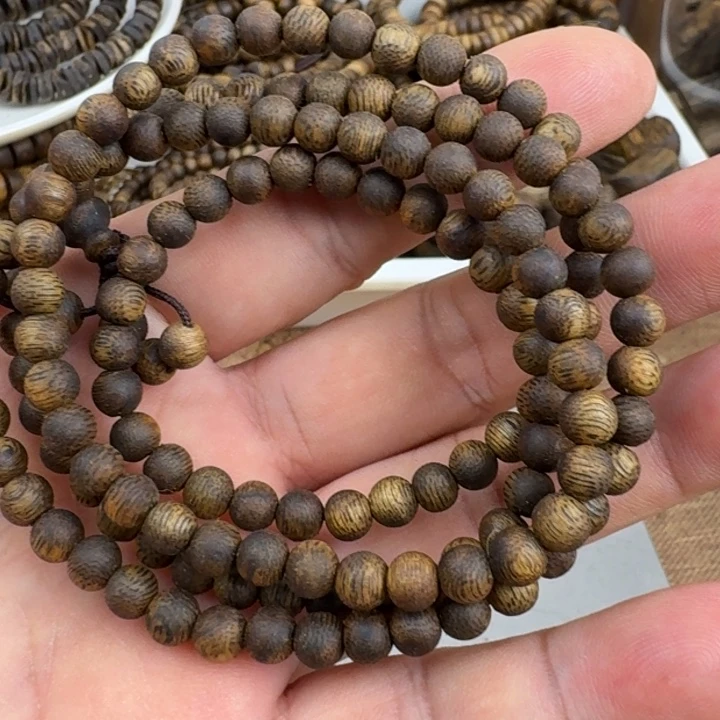 手串沉香安****头张勺子手串8克加