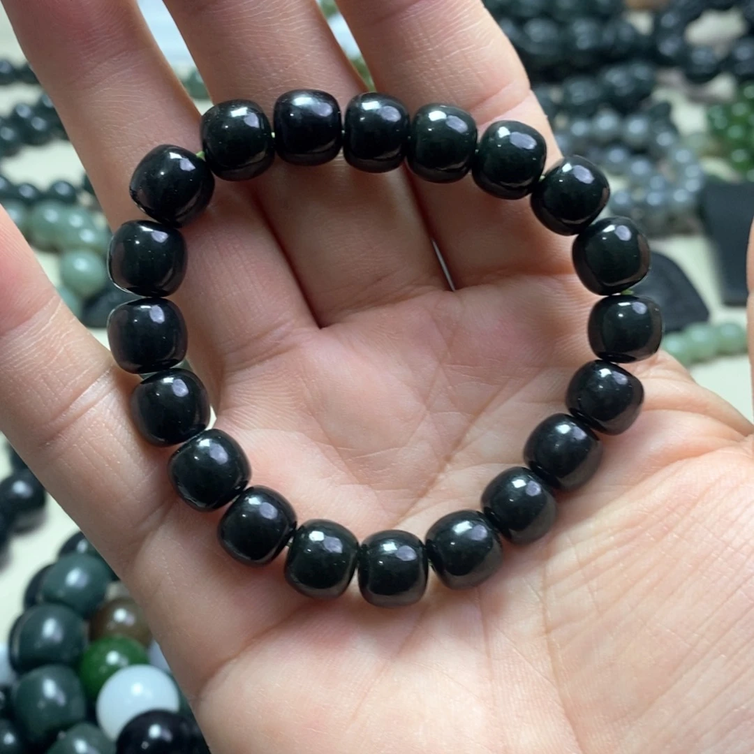 未镶嵌手链和田玉姑***饮和田玉老型卡10