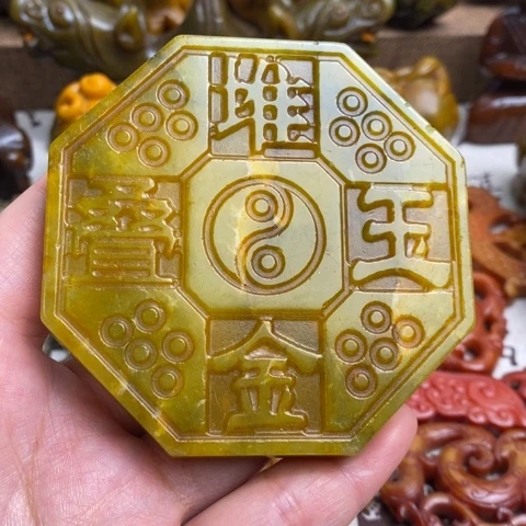 未镶嵌蛇纹石玉颈饰119