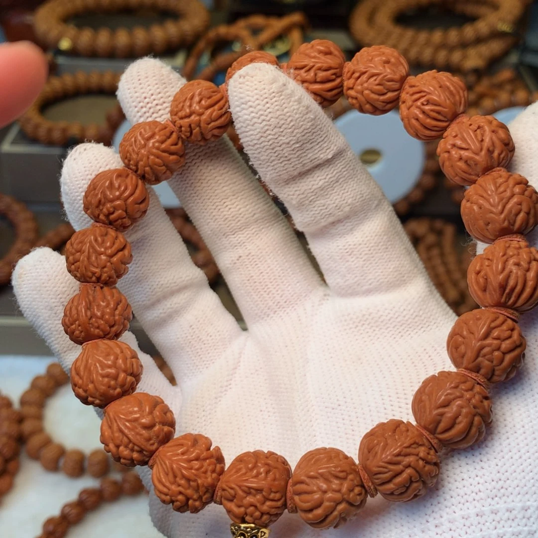 手串桃核秦岭龙纹