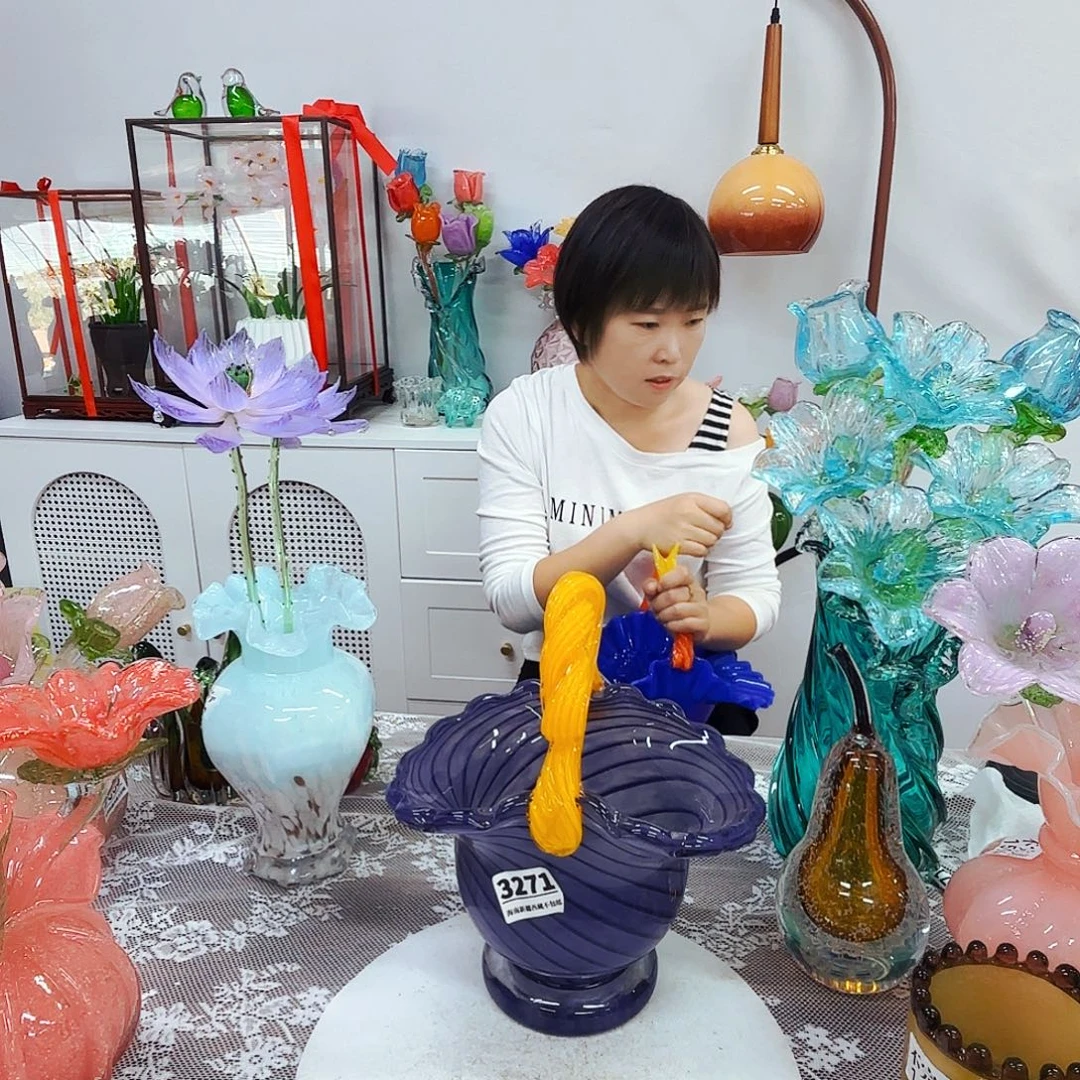 琉璃花瓶花器艺术品