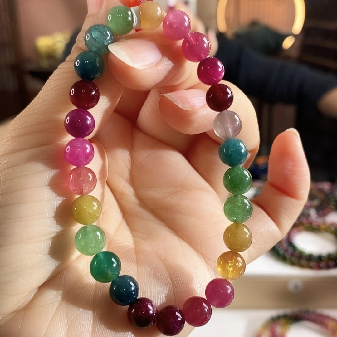 手链碧玺未镶嵌G2645070单圈颜色微差