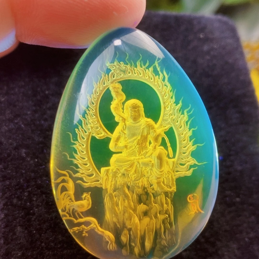 【闪购商品】蓝珀吊坠(不含链)未镶嵌