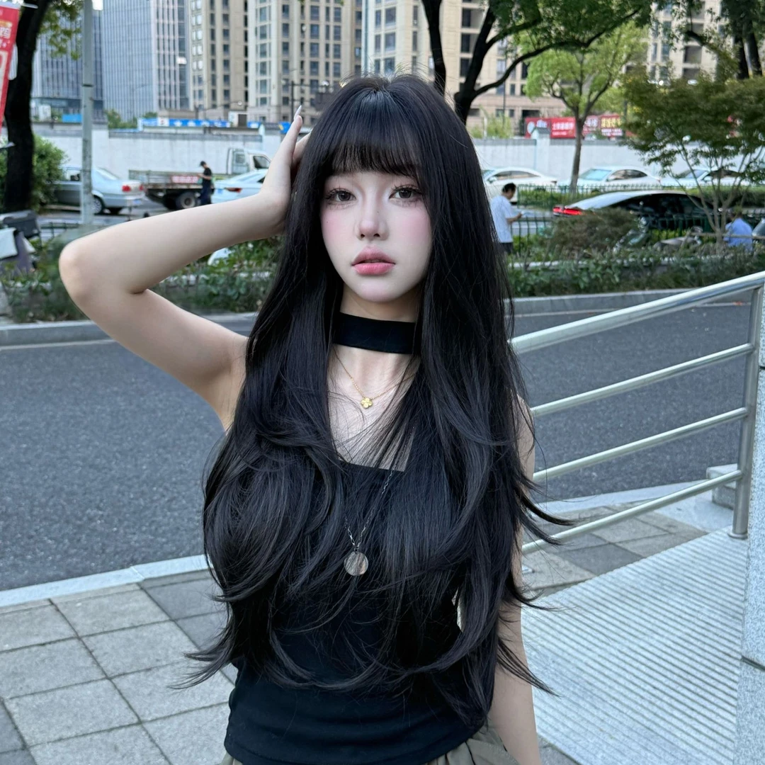 【妮妮专属-黑糖卷卷】微卷高层次免发网假发女大底网氛围感假发