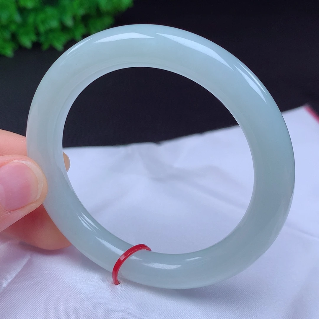 翡翠未镶嵌手镯54圈432214