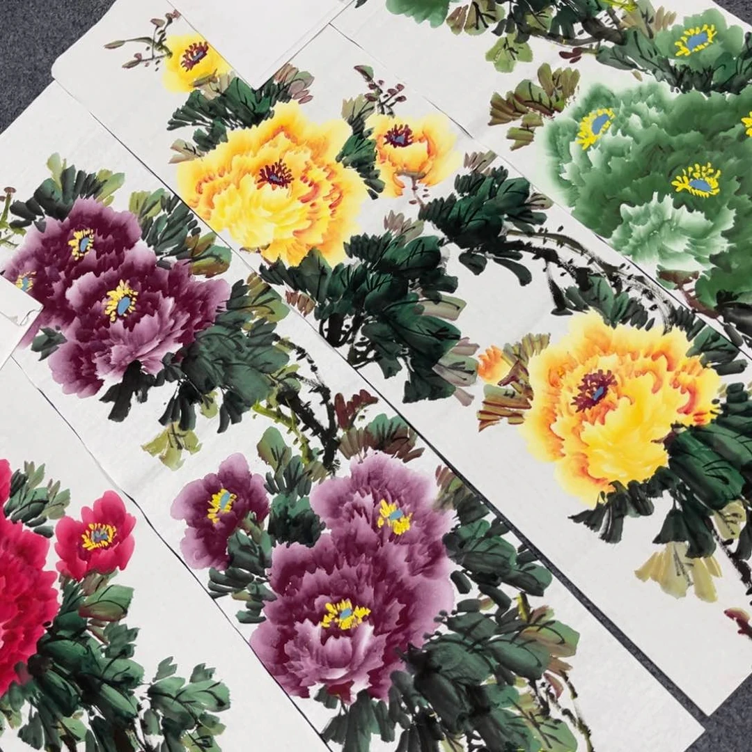 国画国画老师手绘作品