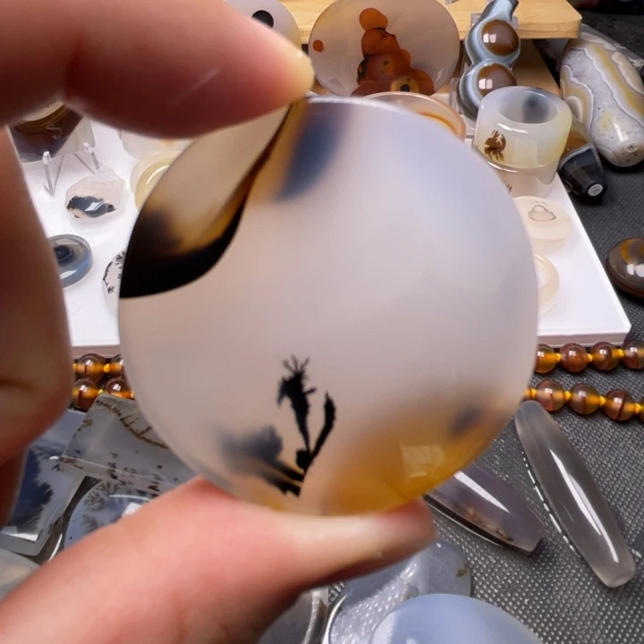 玛瑙/玉髓未镶嵌吊坠(不含链)