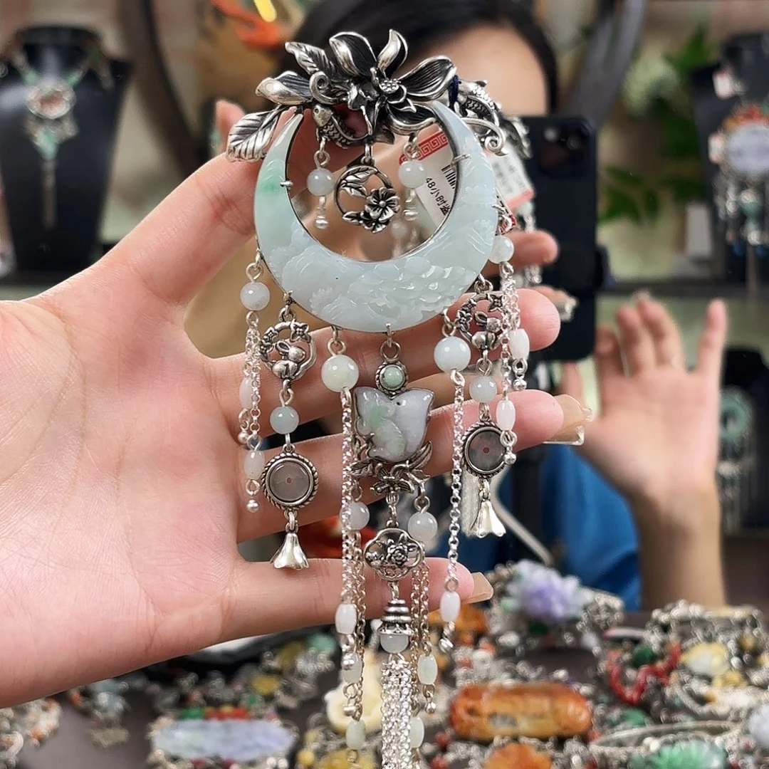 翡翠未镶嵌吊坠(不含链)翡翠