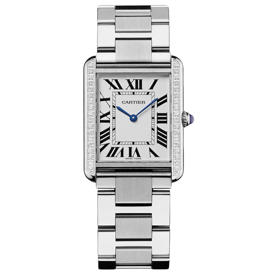 99新 Cartier/卡地亚 坦克系列W5200014腕表/后钻/WHP032702/YS