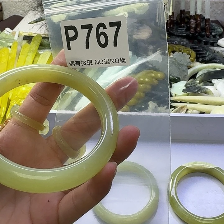 铃***儿蛇纹石玉合金发饰