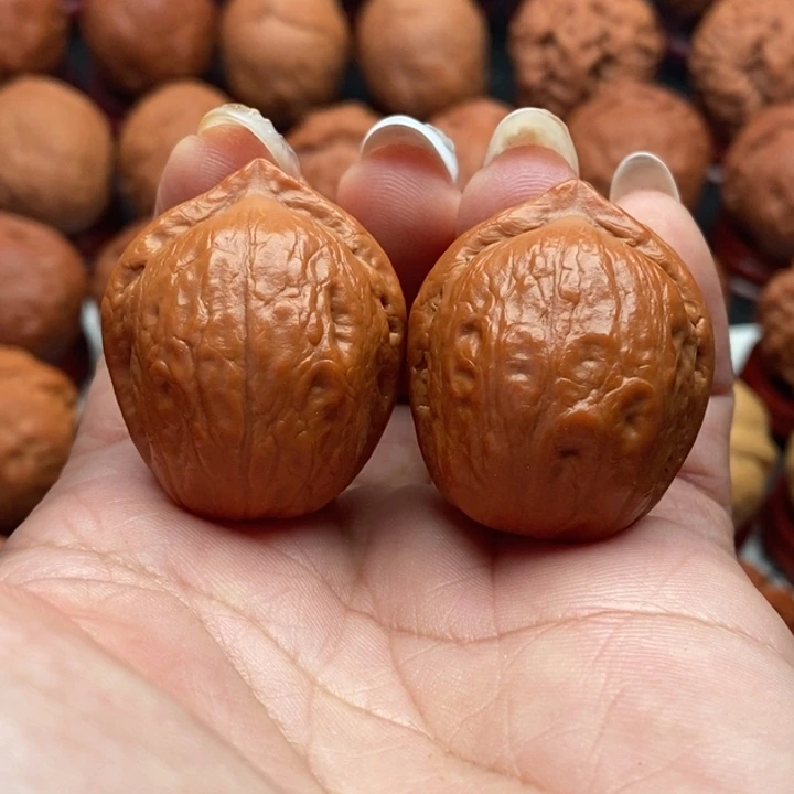 核桃精品文玩核桃手捻小官帽