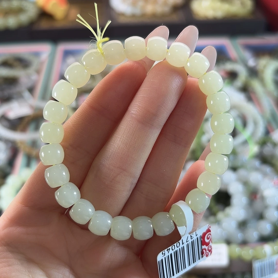 和田玉未镶嵌手链125