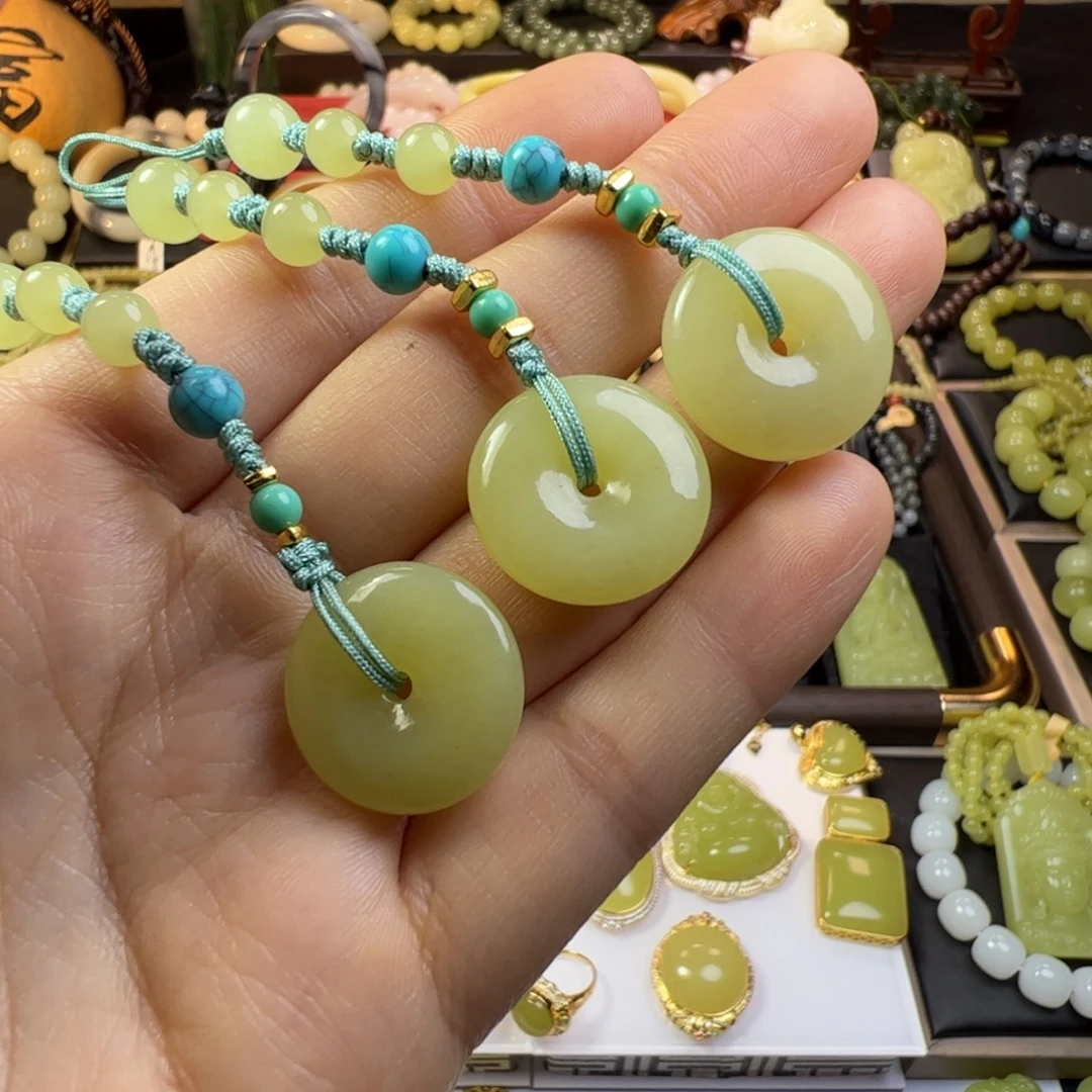 和田玉未镶嵌颈饰拍一发一多样性发