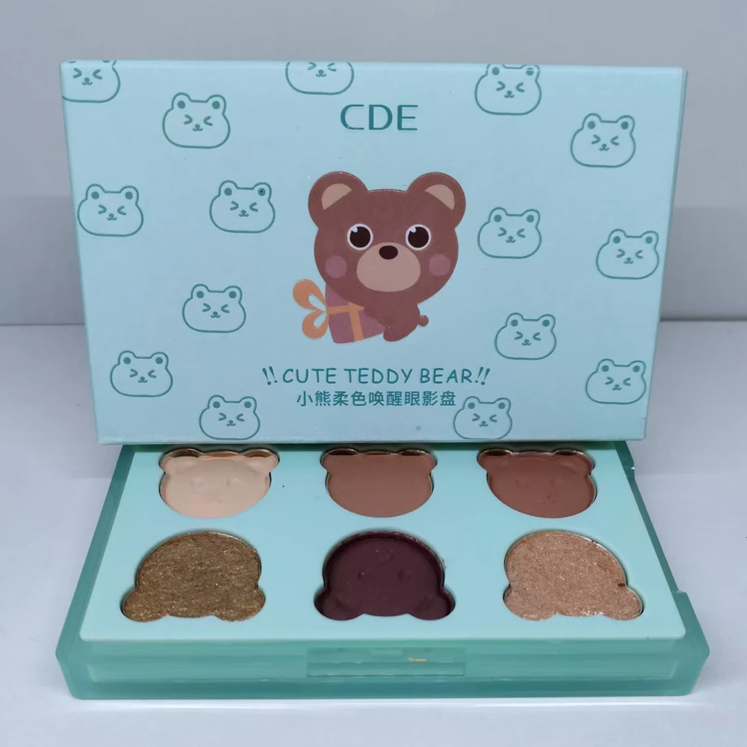 CDE小熊柔色眼影盘