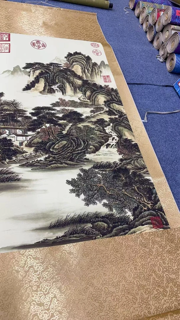 《山山水水》【精品复仿】高清艺术微喷复刻画
