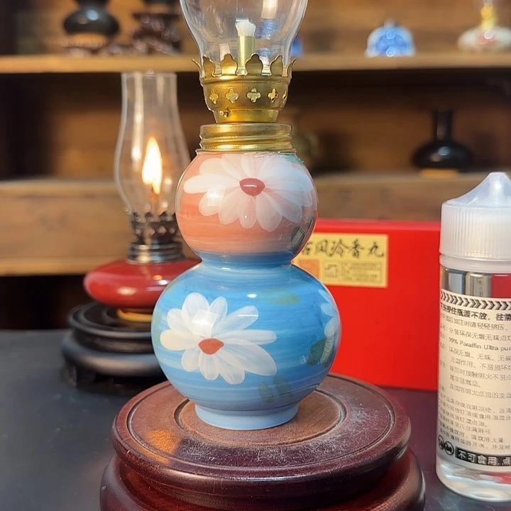 摆件景德镇陶瓷香薰灯