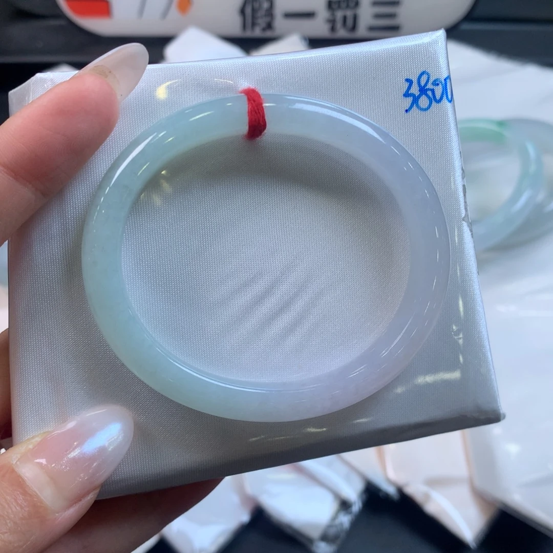 酷***酷翡翠未镶嵌手镯52贵妃