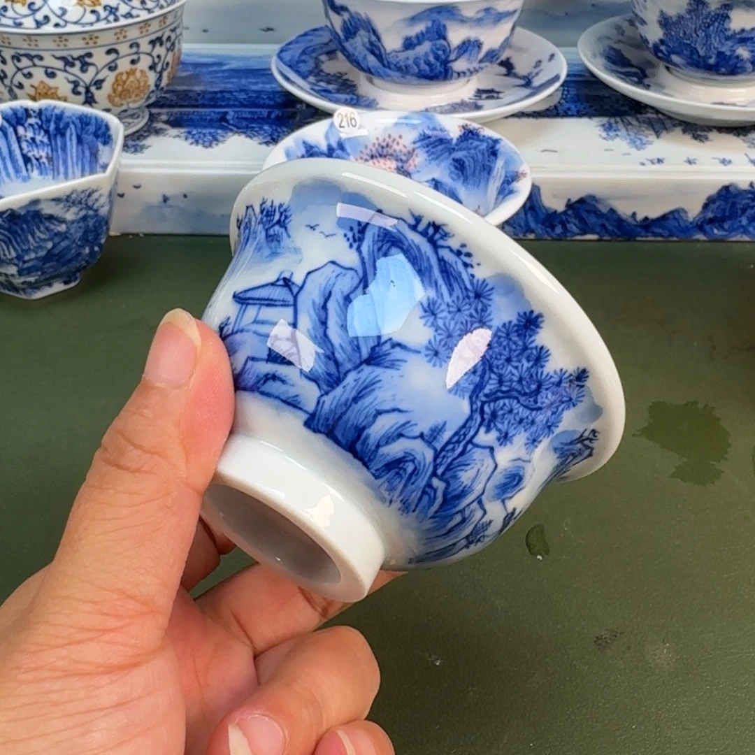 景德镇纯手绘茶具圆圆217