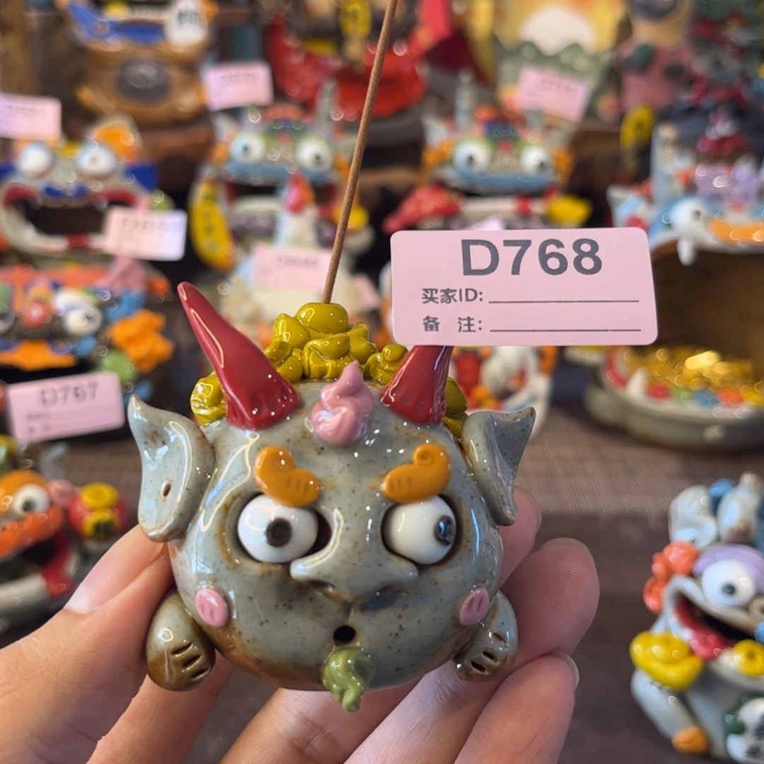 泥塑纯手工茶宠摆件