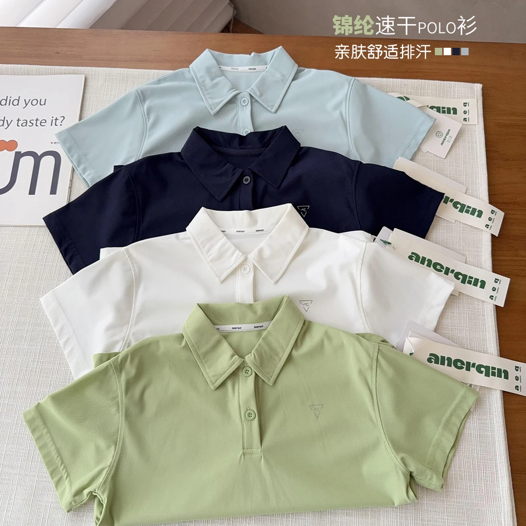 儿童短袖夏季速干宽松型POLO衫翻领亲肤帅气t恤排汗半袖潮童25315
