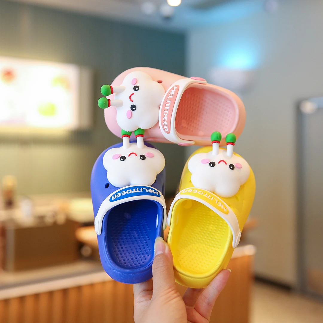 Sportmern夏款童鞋宝宝洞洞鞋小童幼儿室内外耐磨透气卡通凉拖鞋