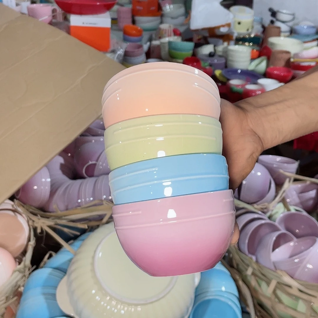 瓷片微瑕陶瓷餐具4个装