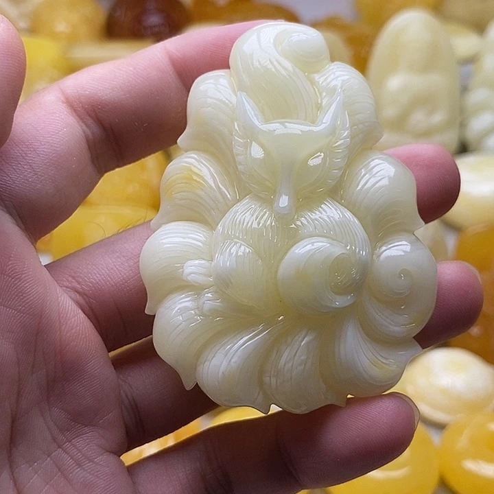 琥珀颈饰未镶嵌琥珀蜜蜡吊坠