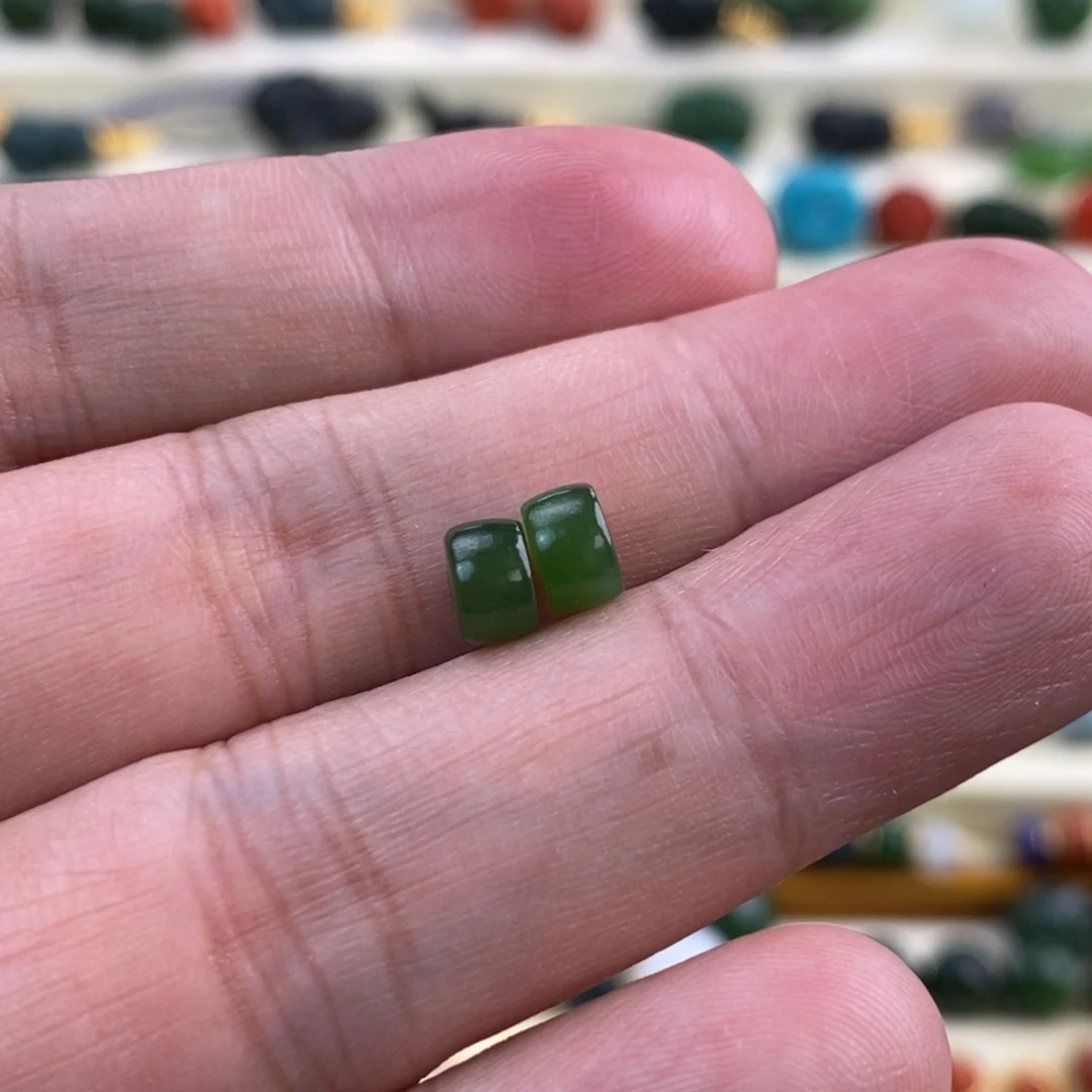 和田玉（碧玉）颈饰未镶嵌