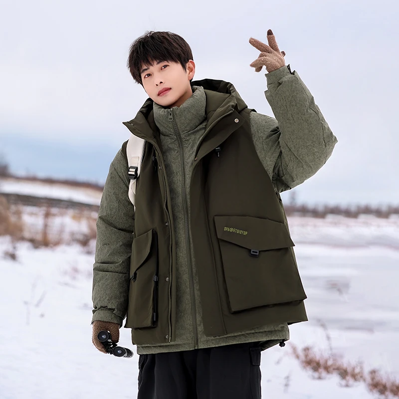 MTVO迈特优冬季两件套男士羽绒服户外山系百搭保暖连帽羽绒服2190