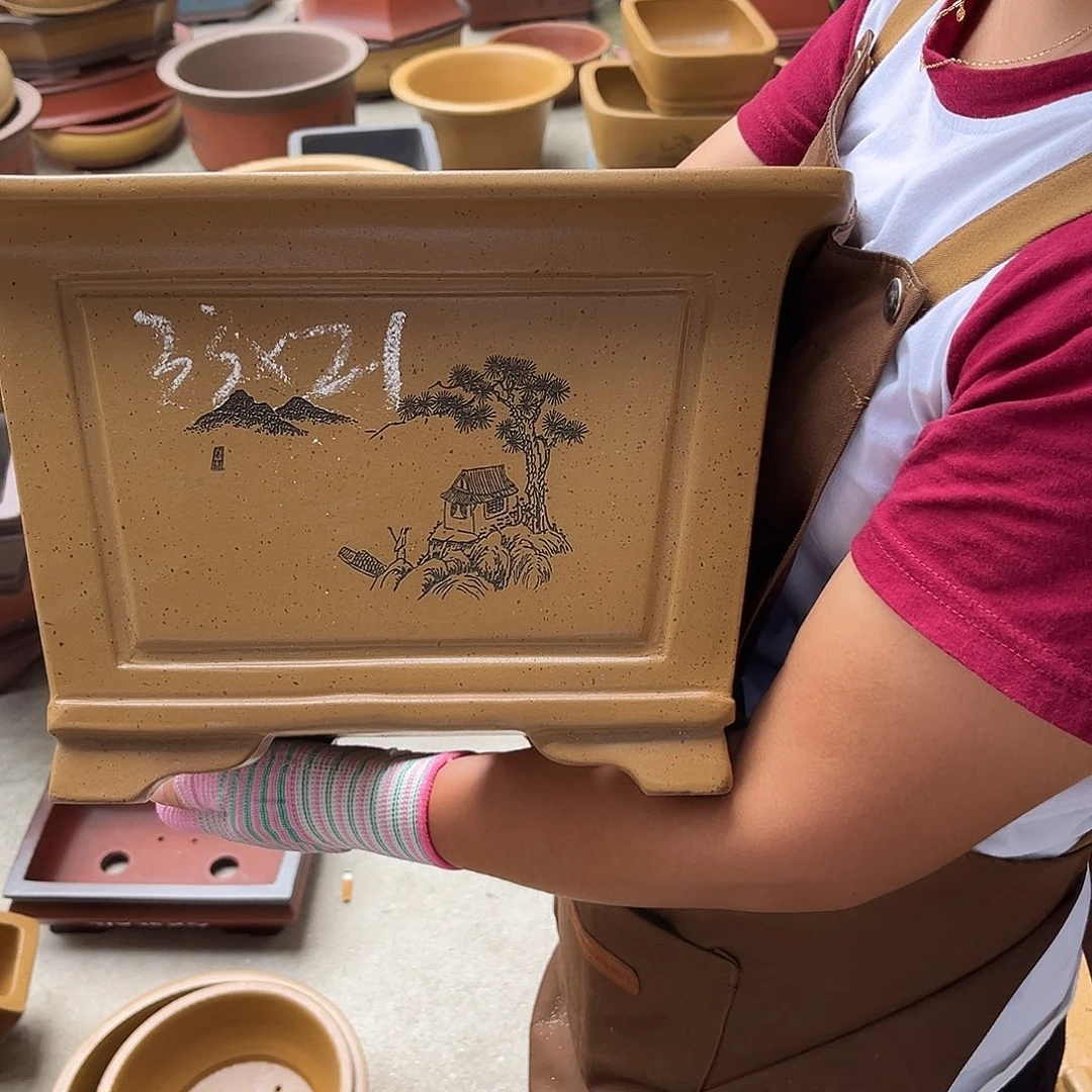 紫砂花盆盆景艺术