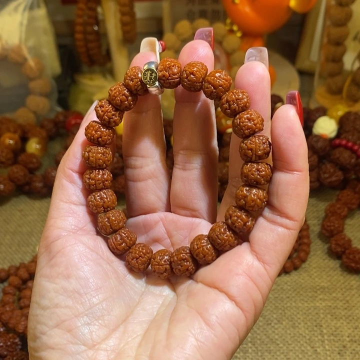 金刚菩提手串115藏切玉华银饰