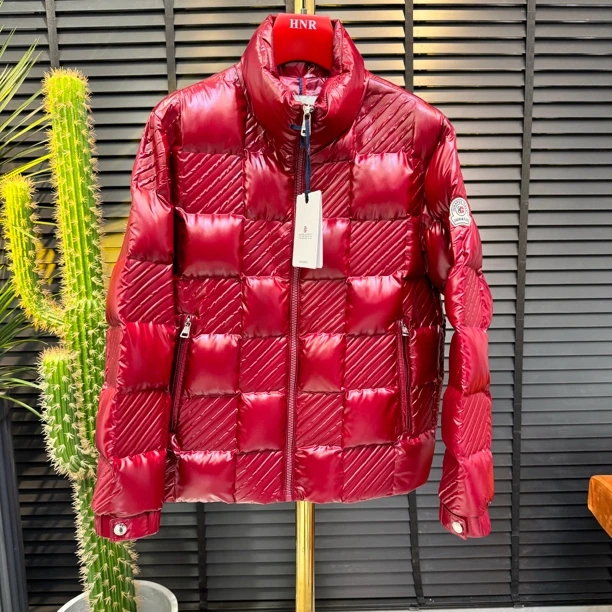 【5D俄罗斯方块】高级感纯色设计款简约时尚潮流百搭羽绒服77021