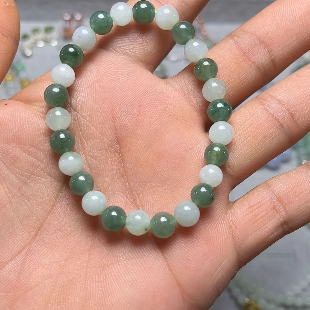 未镶嵌定制翡翠手串