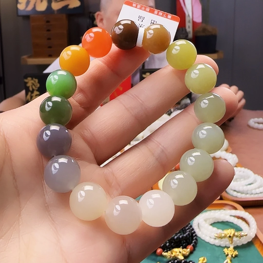 和田玉未镶嵌手链