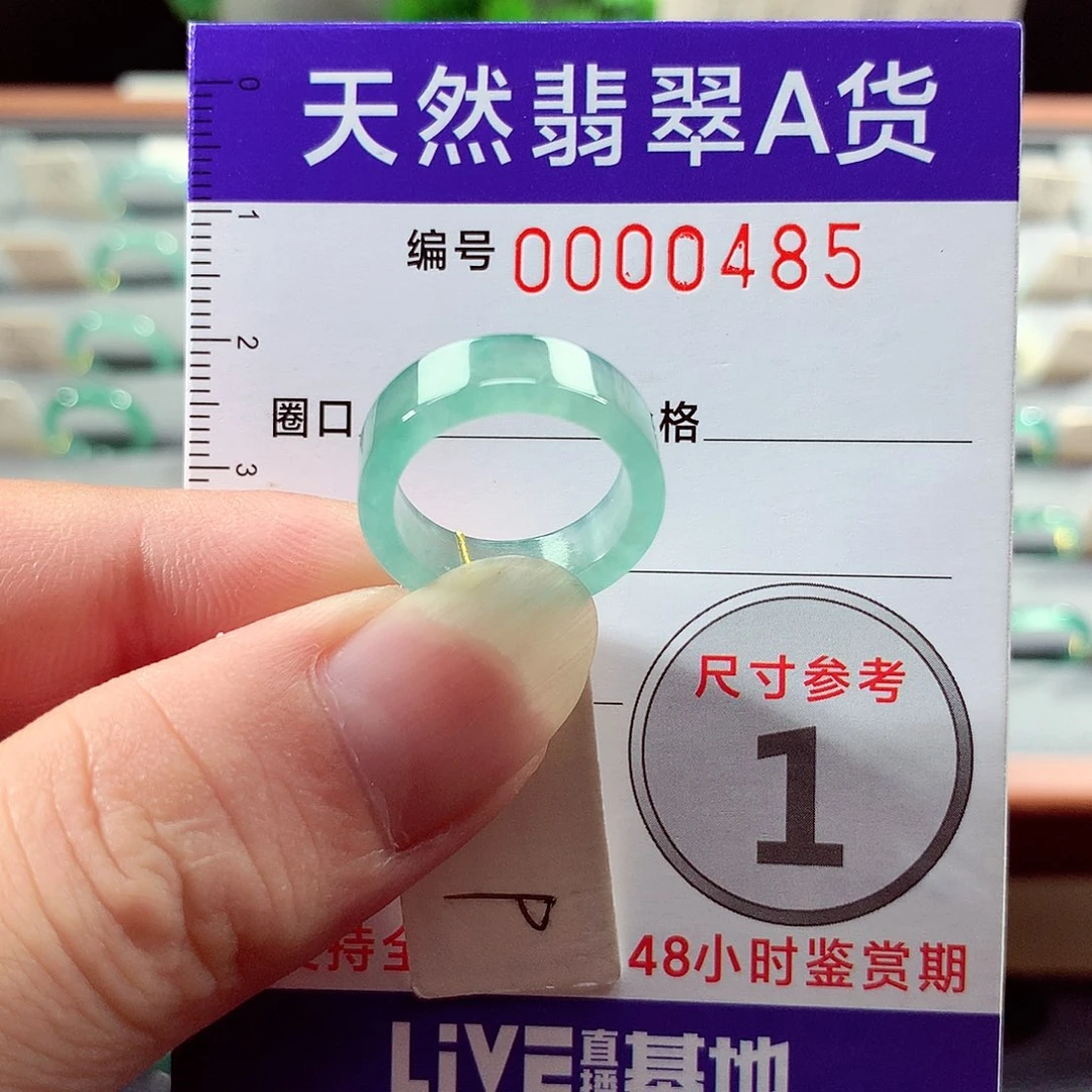 翡翠戒指未镶嵌9号